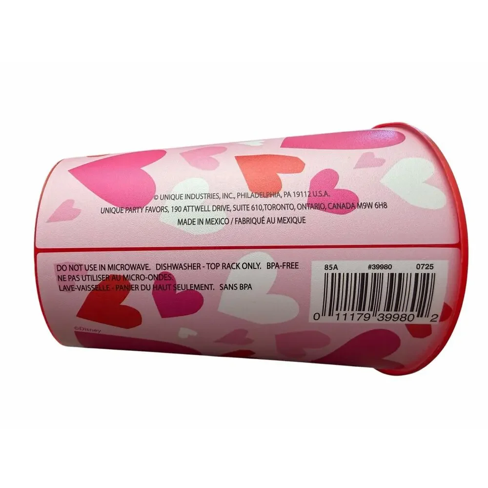 Disney Minnie Mouse Mickey Mouse Reusable Plastic Party Cups Lot of 17 BPA Free